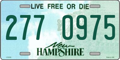 NH license plate 2770975