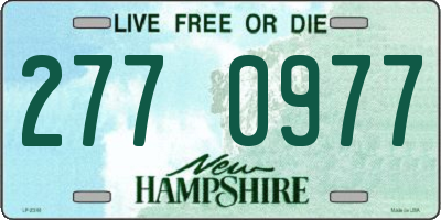 NH license plate 2770977