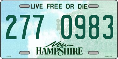 NH license plate 2770983