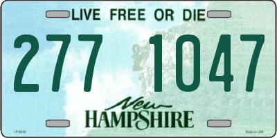NH license plate 2771047