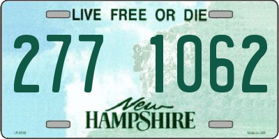 NH license plate 2771062