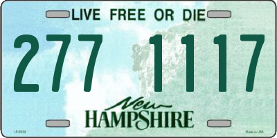 NH license plate 2771117