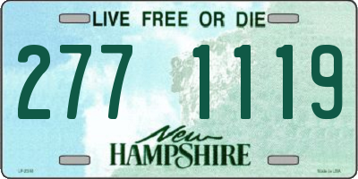 NH license plate 2771119