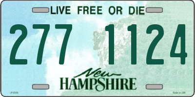 NH license plate 2771124