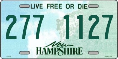 NH license plate 2771127