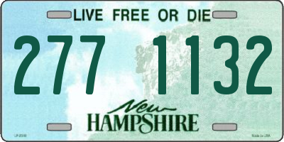 NH license plate 2771132