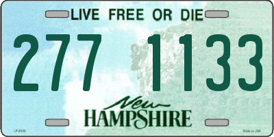 NH license plate 2771133
