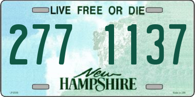 NH license plate 2771137