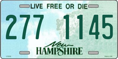 NH license plate 2771145