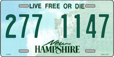 NH license plate 2771147
