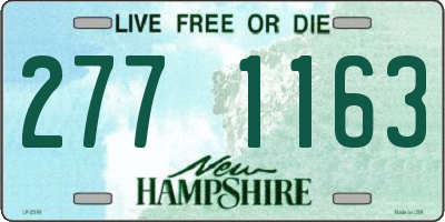 NH license plate 2771163