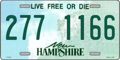 NH license plate 2771166