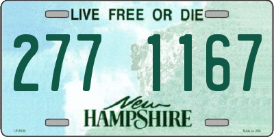 NH license plate 2771167