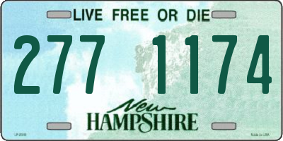 NH license plate 2771174