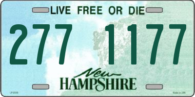 NH license plate 2771177