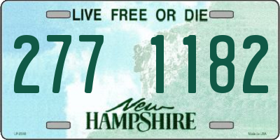 NH license plate 2771182