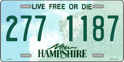 NH license plate 2771187