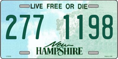 NH license plate 2771198