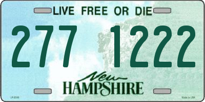 NH license plate 2771222
