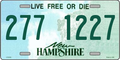 NH license plate 2771227