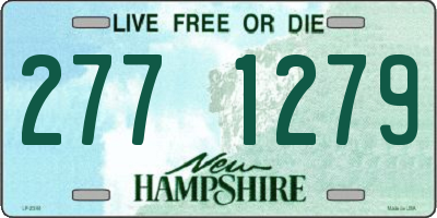 NH license plate 2771279