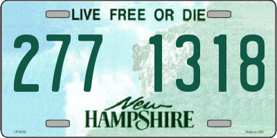 NH license plate 2771318