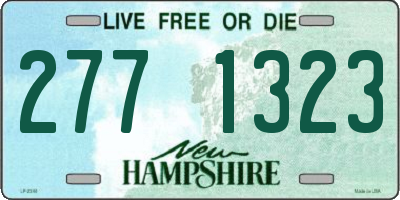 NH license plate 2771323