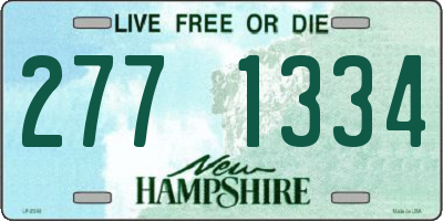 NH license plate 2771334