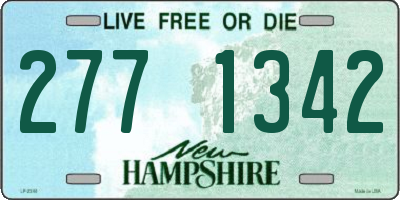 NH license plate 2771342