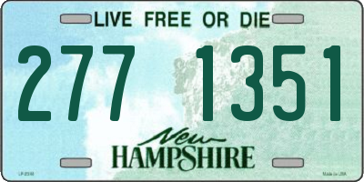 NH license plate 2771351