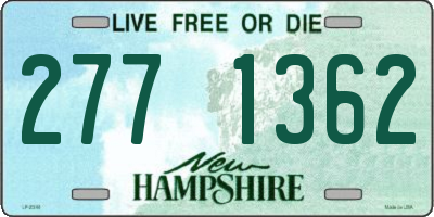 NH license plate 2771362