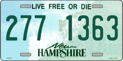 NH license plate 2771363