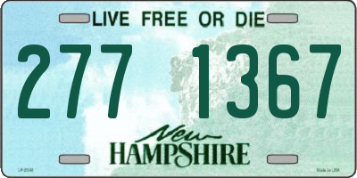 NH license plate 2771367
