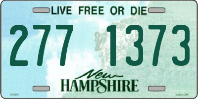 NH license plate 2771373