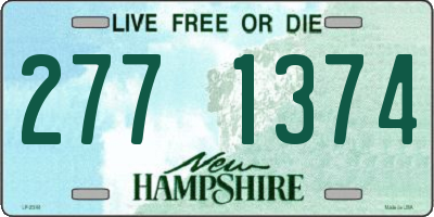 NH license plate 2771374