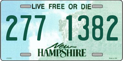 NH license plate 2771382