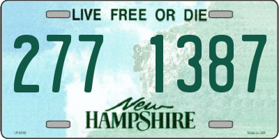 NH license plate 2771387