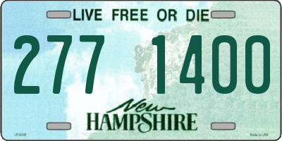 NH license plate 2771400
