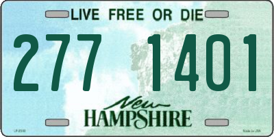 NH license plate 2771401
