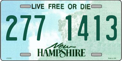 NH license plate 2771413