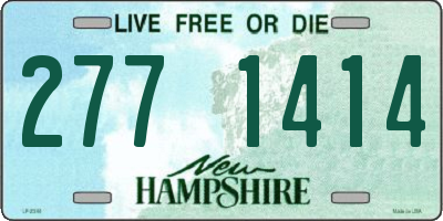 NH license plate 2771414