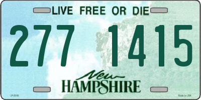NH license plate 2771415