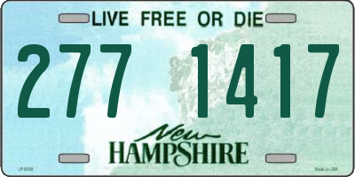 NH license plate 2771417
