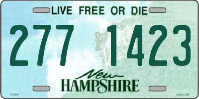 NH license plate 2771423