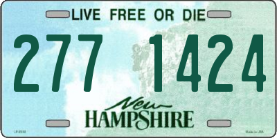 NH license plate 2771424