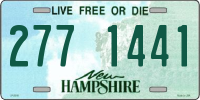 NH license plate 2771441