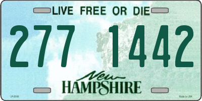 NH license plate 2771442