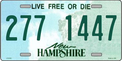 NH license plate 2771447