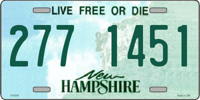 NH license plate 2771451