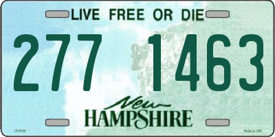 NH license plate 2771463